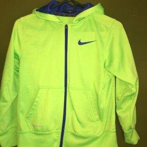 Green Nike sweatshirt